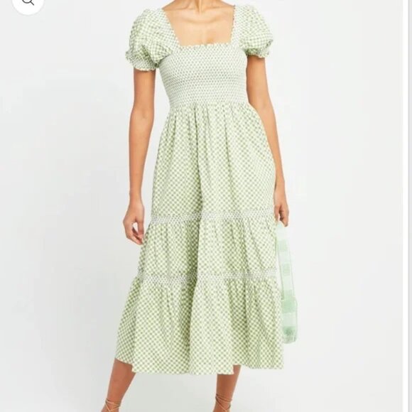 Gingham Maxi Dress - Picture 4 of 12